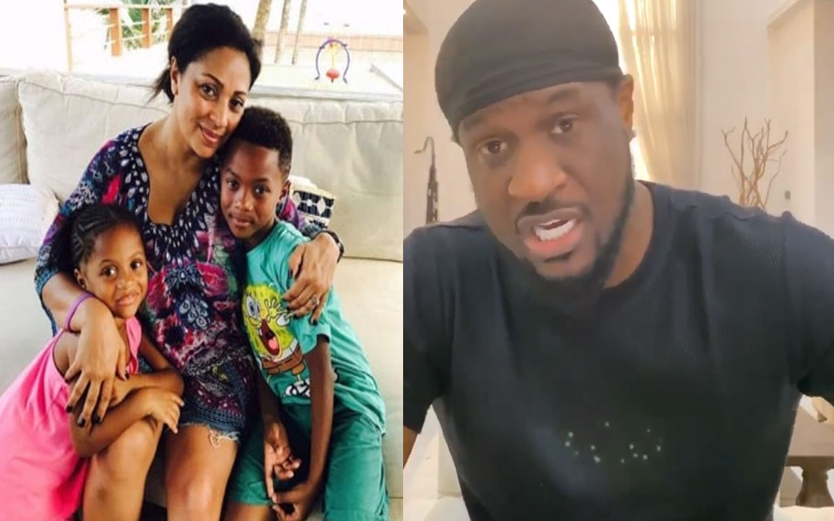 peter okoye and family