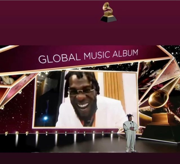 Burna Boy wins Best Global Music Album at 2021 Grammys (watch video). 46