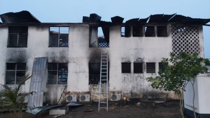 NPP’s Chairman Radio Station Burnt Into Ashes - Photos. 52