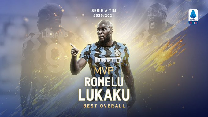 Romelu Lukaku wins Serie A 2020-21 MVP award . 46