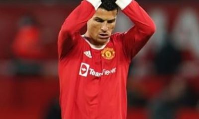 Cristiano Ronaldo apologises for smashing Everton fan's phone after Manchester United's loss. 46