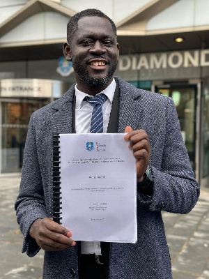 Meet the Ghanaian scholar who went from recording 'F in chains' in WASSCE to attaining PhD from a UK university. 46