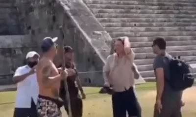 Polish tourist beaten with sticks in Mexico after he scaled sacred Mayan temple. 46